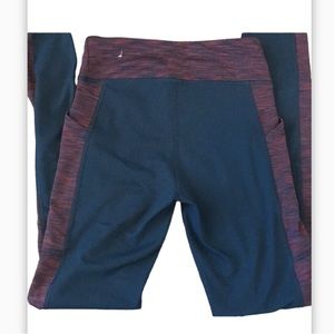 Aeropostale Live Love Dream Athletic Leggings sz L Soft Pockets Like NEW Cute